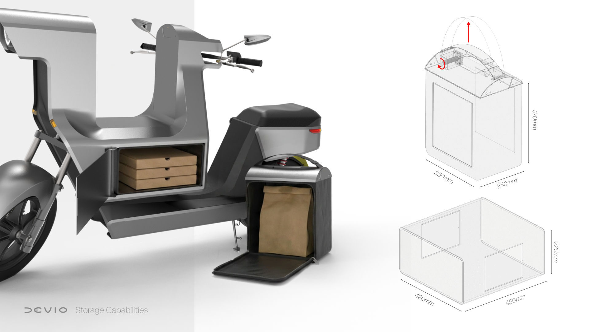 DEvio - specialised food delivery vehicle, portfolio item 11