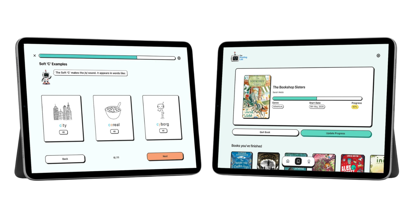 The Reading Lab, portfolio item 2