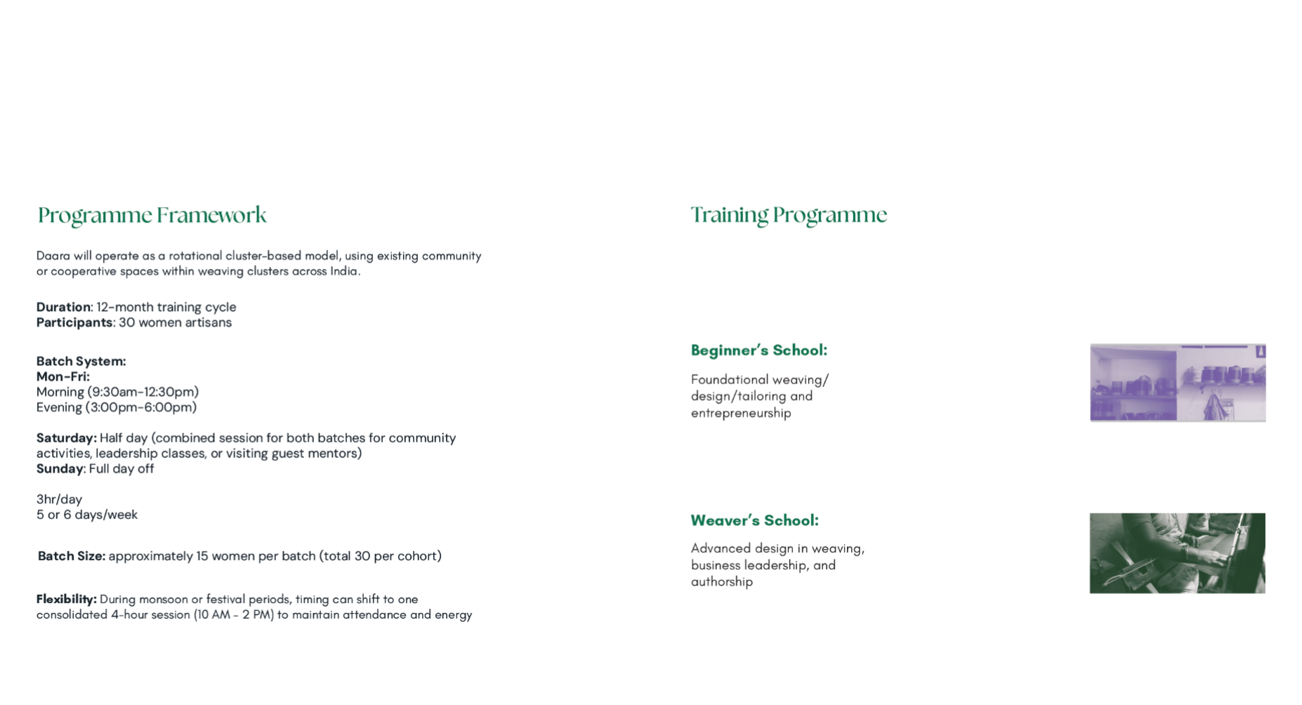 Daara: the training collective, portfolio item 2