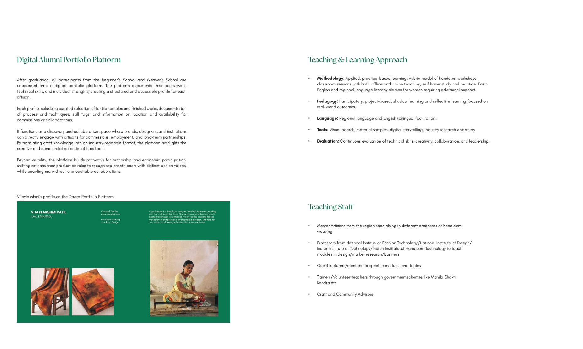 Daara: the training collective, portfolio item 10