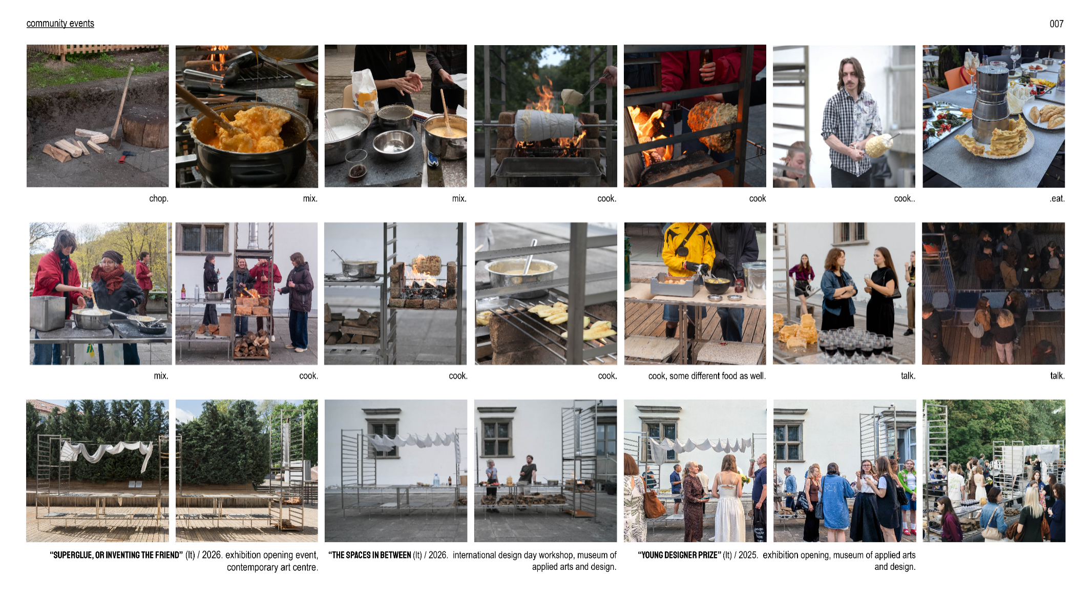 Fused bonds. cooking together, portfolio item 7