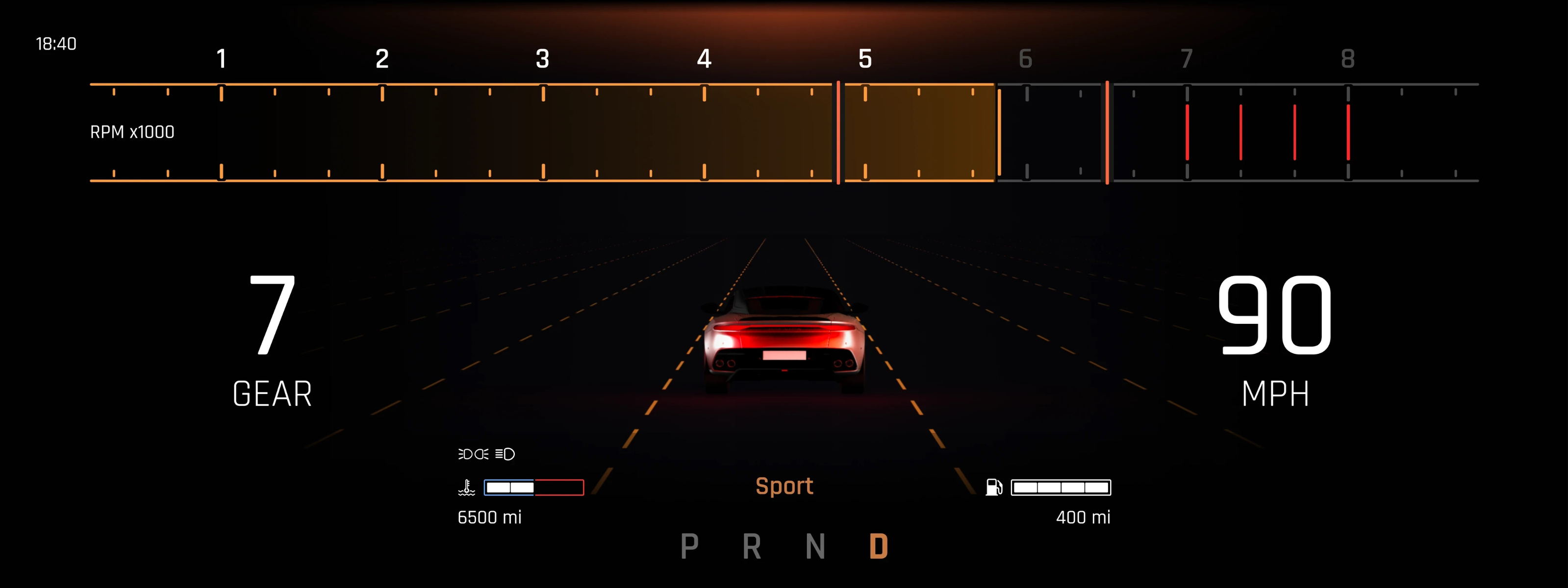Aston Martin Interaction Redesign, portfolio item 3