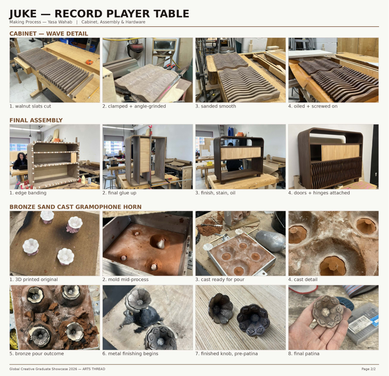Juke - record player table, portfolio item 8